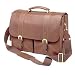 Distressed Leather Business Case - Dark Tan