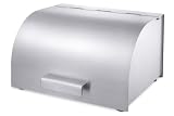 Zack 20279 ANCONA bread bin 10.02 x 8.7 inch Stainless Steel