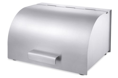 Zack 20279 ANCONA bread bin 10.02 x 8.7 inch Stainless Steel