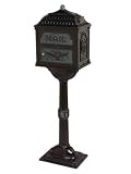 Classic Mailbox - Black Verde Brass