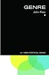 Genre (The New Critical Idiom)