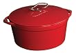Lodge Enamel on Cast Iron 7 Quart Dutch Oven, Patriot Red