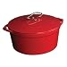 Lodge Enamel on Cast Iron 7 Quart Dutch Oven, Patriot Red