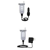 Essential Kit for the Samsung SCH-A603 - includes Car and Wall Charger with Rapid Charge Technology - Gomadic Brand w/ TipExchange Technology