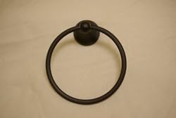 Oil Rubbed Bronze Waterfront Collection Towel Ring