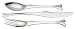 Yamazaki Gone Fishin' 42-Piece Flatware Set with Caddy, Service for 8