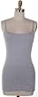 Active Basic Long Camisole with Built in Self Bra Adjustable Straps - Many Colors