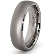 7mm Domed Titanium Ring (Sizes 6-13)