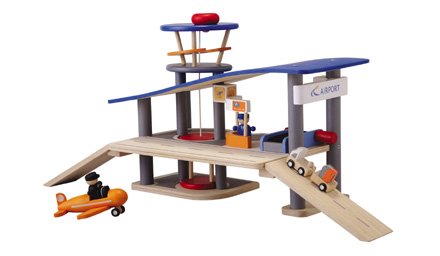 31XFdWnv7hL Airport Wooden Roof (Plan Toys)