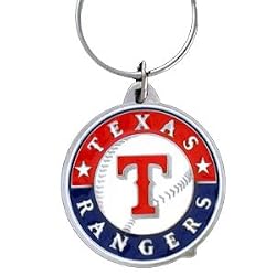 Texas Rangers Pewter Keychain