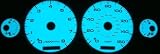 2-Color Glow Gauges