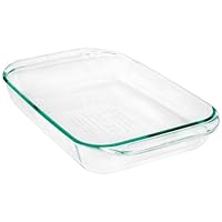 Pyrex Grip-Rite 3-Quart Oblong Baking Dish Clear