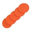 Set of 5 (2-1/2" Red) Table Hockey Pucks - Air Hockey