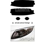Audi A3 (09- ) Headlight Vinyl Film Covers by LAMIN-X ( Gun Smoked ) by Lamin-x