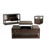 Trenton Cocktail Table Set Rich Walnut