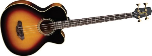 Takamine Pro Series TB250SC-SB Maple Acoustic Electric Bass Guitar, Sunburst with Case On Sale