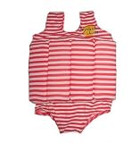 Splash About FloatSuit with adjustable buoyancy: Red & White stripe, 1 to 2 years