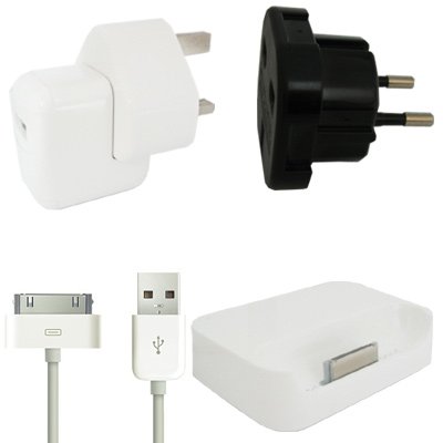 Apple iPhone Dock mit iPod USB Power Adapter - Dock Connector-auf-USB-Kabel - NICHT fuer iPhone 3G