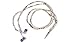 handcandy HF002PK THE PUKA DuneTunes Stereo Headphone Necklace, Natural Tan/Dark Brown