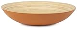 Core Bamboo Plate Bowl in Mandarin