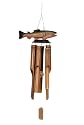 All Natural Handmade Bamboo Chime - Trout Design