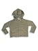 Wild Mango - Girls Long Sleeved Hooded Zip Front Jacket, Donkey Brown