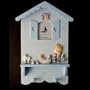 BABY SHADOW BOX W/WINDOW BLUE