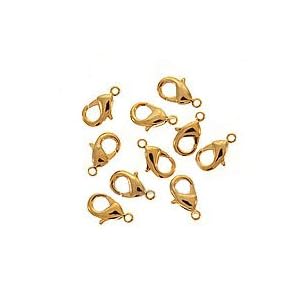 Beautiful-Gold-Plated-Curved-Lobster-Clasps-10mm-10-