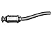 Pacesetter 326178 Raw Steel Direct Fit Catalytic Converter (Non C.A.R.B. Compliant)