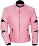 TOURMASTER/CORTECH LRX WOMENS MOTORCYCLE JACKET PK/WH SIZE:XLG