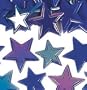 Iridescent Blue Star Table Sprinkles 60ct
