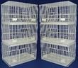 Brand New Lot of SIX Aviary Breeding Bird Cage Cages 24x16x16WHITE