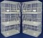 Brand New Lot of SIX Aviary Breeding Bird Cage Cages 24x16x16WHITE