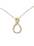 Vermile Figure Eight Necklace with 18 Link Chain