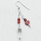 Red w/Crystals Earrings