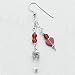 Red w/Crystals Earrings
