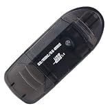5-in-1 USB 2.0 SD/MMC Dongle Card Reader/Writer (Black)