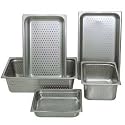 Update International NJP-1002PF 2.5 in. Full Size Steam Table Pans Anti-Jam 24 Gauge Perforated