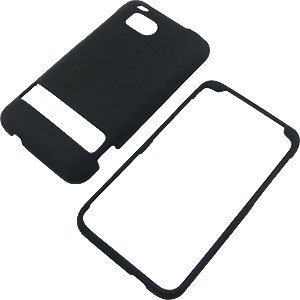 Black Rubberized Protector Case for HTC Thunderbolt ADR6400