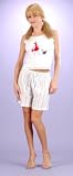 Shopping The Avenue - Comfy Woven PJ Shorts Set