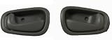 1998-2002 Toyota Corolla Gray LH Left Hand Drivers and RH Right Hand Passenger Inside Door Handle Set 1999 2000 2001 Toyota Corolla Driver / Passengers Indoor Han 98 99 00 01 02 Grey