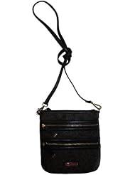 Calvin Klein Small Crossbody Xbody Handbag, Brown by Calvin Klein