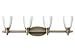 Good Earth Lighting GL1434-AB-I Danube Four Light Bathbar with Alabaster Glass Diffuser, Antique Brass