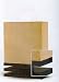 Black Finish Wood Base Table Lamps (Pair)