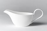 Gordon Ramsay tableware by Royal Doulton. White bone china Sauce boat and stand, gift boxed