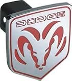 Pilot Automotive OE Logo Hitch Cover Dodge Ram Hitch Cover - Chrome - fits 2" receiver (includes 1-1/4" adaptor)Dodge