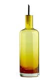Typhoon Classic Amber Coloured Glass Drizzler with Stainless Steel Pourer