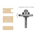 23-140A, 3-Wing Slot Cutter With 1/4" Arbor, 1/4" Kerf With 5/16" Bore