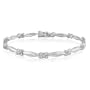 1/2ct Diamond Tennis Bracelet in Sterling Silver 7"