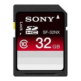 Sony Media 32 GB SDHC Flash Memory Card (SF32NX TQ) by 